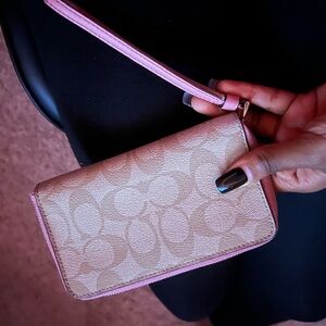 Pink Coach Wallet